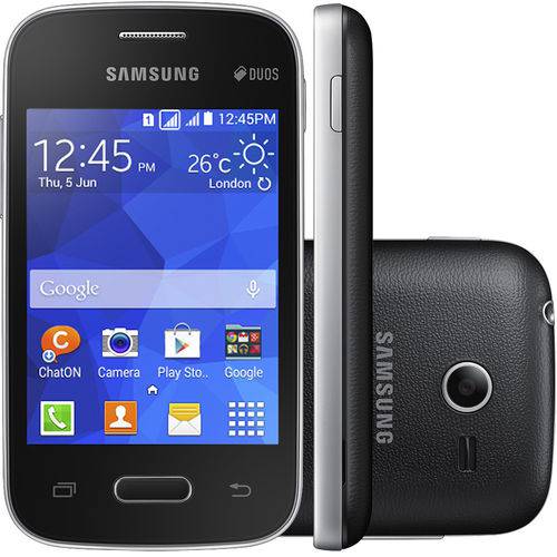 Tudo sobre 'Smartphone Samsung G110B Galaxy Pocket II Duos, 3G Android 4.4 4GB Câmera 2MP Tela 3,3¿, Preto'
