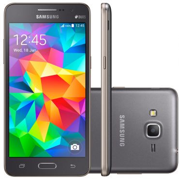 Smartphone Samsung G531 Galaxy Gran Prime Duos TV Cinza 8 GB