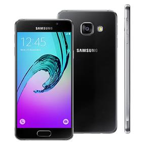 Smartphone Samsung Galaxy A3 2016 A310M/DS Preto com 16GB, Dual Chip, 4G, Tela 4.7", Android 6.0, Câmera 13MP e Processador Quad Core 1.5GHz