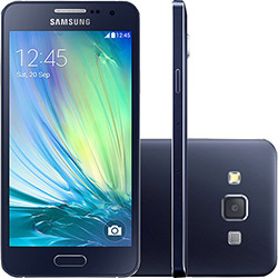 Tudo sobre 'Smartphone Samsung Galaxy A3 Duos Dual Chip Desbloqueado Vivo Android 4.4 Tela 4.5" 16GB 4G 8MP - Preto'