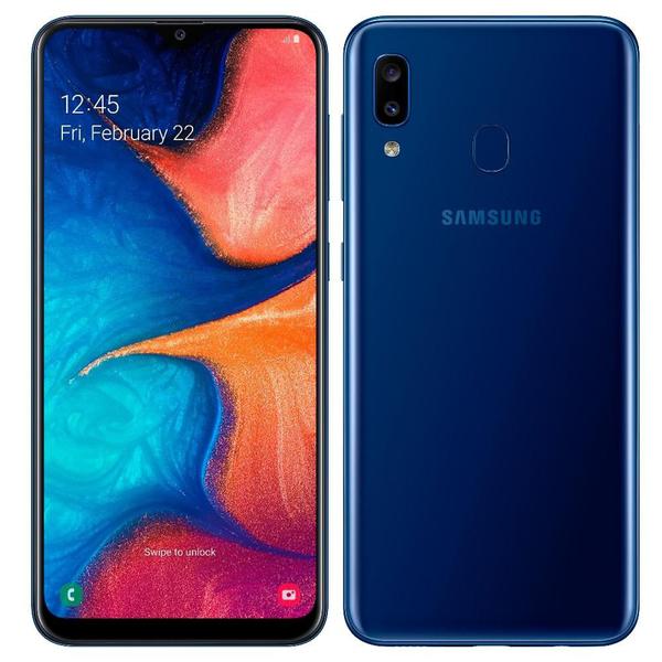 Smartphone Samsung Galaxy A20, 6.4", Octa Core 1.6GHz, 3GB RAM, 13MP, 32GB - Azul