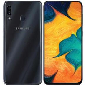 Smartphone Samsung Galaxy A30 Dual Sim Lte 64GB 6.4" - Preto