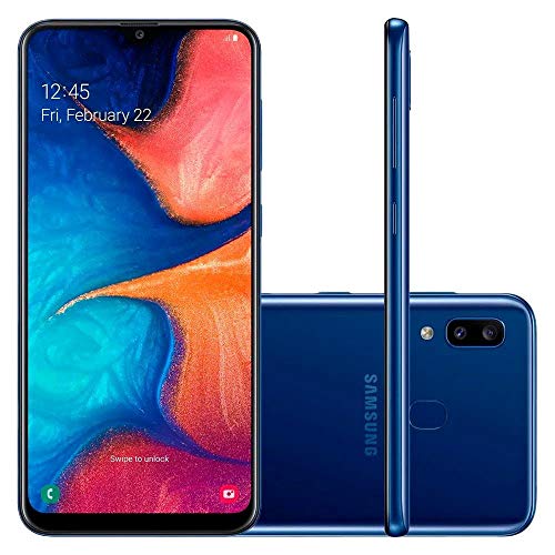 Smartphone Samsung Galaxy A20 32Gb Azul 4G - 3Gb Ram 6,4"