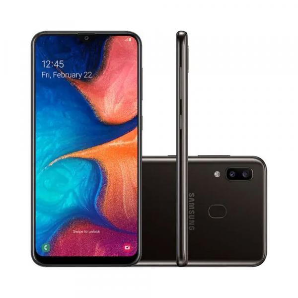 Smartphone Samsung Galaxy A20 32GB Dual Chip Android 9.0 Tela 6.4 Polegadas Octa-Core 4G Câmera Dupla 13MP 5MP