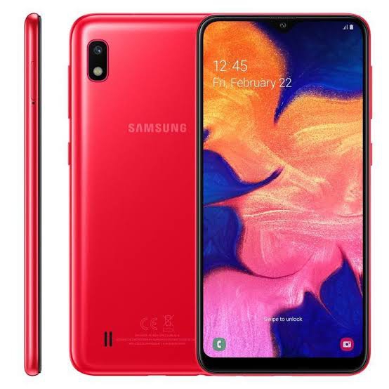 Smartphone Samsung Galaxy A10 32GB Vermelho 4G - 2GB RAM 6,2” Câm. 13MP + Câm. Selfie 5MP + Cartão de Memória 32GB