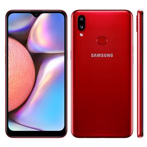 Smartphone Samsung Galaxy A10s Vermelho 32GB, Câmera Dupla Traseira, Selfie de 8MP, Tela Infinita de 6.2", Leitor de Digital, Octa Core e Android 9.0