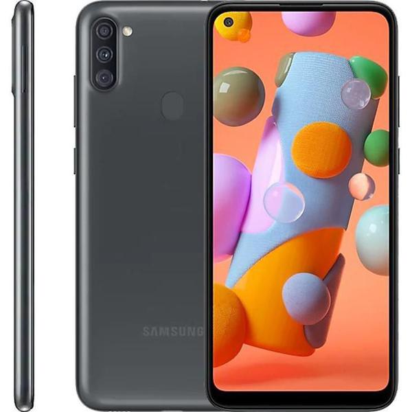 Smartphone Samsung Galaxy A11, 6,4”, 32 GB, Câmera Tripla, Preto