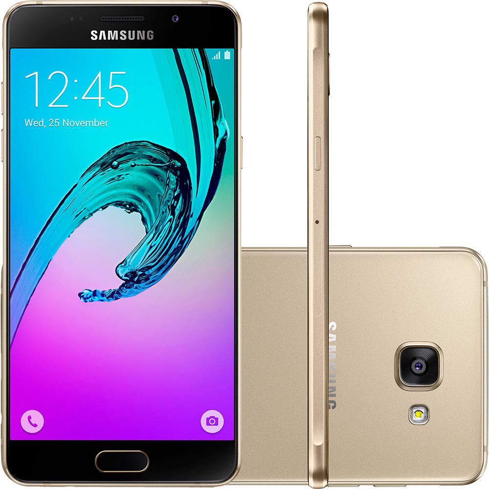 Smartphone Samsung Galaxy A5 2016 Dual Chip Android 5.1 Tela 5.2" 16GB 4G Câmera 13MP - Dourado