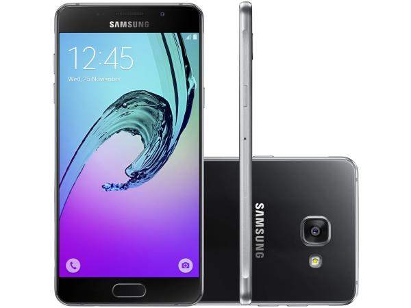 Tudo sobre 'Smartphone Samsung A5 2016 Duos 16GB Preto - Dual Chip 4G Câm.13MP + Selfie 5MP Tela 5.2”'