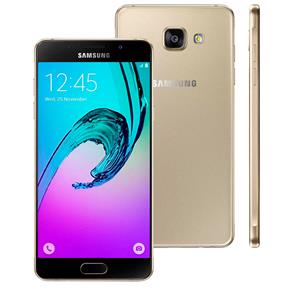 Smartphone Samsung Galaxy A5 2016 Duos A510M/DS Dourado com Dual Chip, Tela 5.2", Câmera 13MP, Android 5.1 e Processador Octa Core 1.6GHz