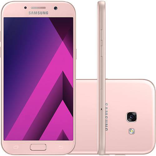 Smartphone Samsung Galaxy A5 Dual Chip Android 6.0 Tela 5,2" Octa-Core 1.9GHz 64GB 4G Câmera 16MP - Rosa
