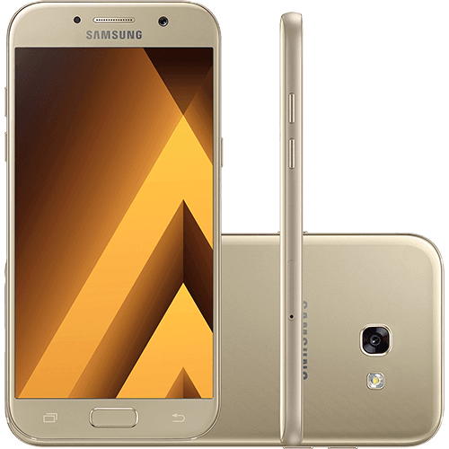 Tamanhos, Medidas e Dimensões do produto Smartphone Samsung Galaxy A5 Dual Chip Android 6.0 Tela 5.2" Octa-Core 1.9GHz 32GB 4G Câmera 16MP - Dourado