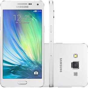 Smartphone Samsung Galaxy A5 Duos A500M Branco, 16Gb, Quad Core 1.2Ghz, Dual Chip, 4G Lte, Tela 5 Polegadas, Android 4.4, Camera 13Mp + Frontal 5Mp