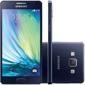 Smartphone Samsung Galaxy A5 Duos A500M Desbloqueado Preto - Android 4.4, Memória Interna 16GB, Câmera 13MP, Tela 5"