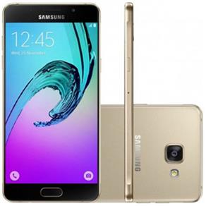 Smartphone Samsung Galaxy A5 Duos A710M/Ds Dual Chip 16Gb, Octa Core, 1,6Ghz, Tela 5.2, 13Mp-Dourado