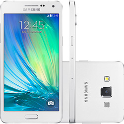 Smartphone Samsung Galaxy A5 Duos Dual Chip Desbloqueado Tim Android 4.4 Tela 5" 16GB 4G Wi-Fi Câmera 13MP Branco