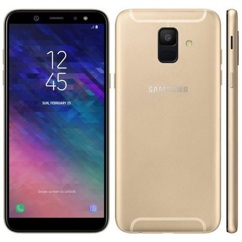 Smartphone Samsung Galaxy A6 32gb Lte Dual Sim 5.6" - Dourado