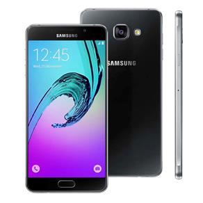 Smartphone Samsung Galaxy A7 2016 Duos SM-A710M/DS Preto com Dual Chip, Tela 5.5", 4G, NFC, Câmera 13MP, Android 5.1 e Processador Octa-Core