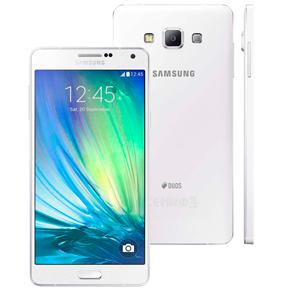 Tudo sobre 'Smartphone Samsung Galaxy A7 4G Duos SM-A700FD Branco com Dual Chip,16GB, Tela 5.5", 4G, Android 4.4, Câmera 13MP e Processador Quad Core – Tim'