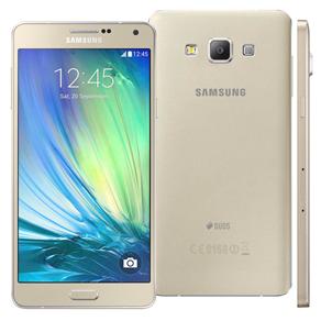 Smartphone Samsung Galaxy A7 4G Duos SM-A700FD Dourado com Dual Chip, Tela 5.5", 4G, Android 4.4, Câmera 13MP e Processador Octa Core