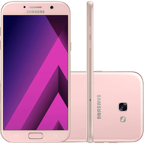 Tamanhos, Medidas e Dimensões do produto Smartphone Samsung Galaxy A7 Dual Chip Android 6.0 Tela 5.7" Octa-Core 1.9GHz 32GB 4G Câmera 16MP - Rosa