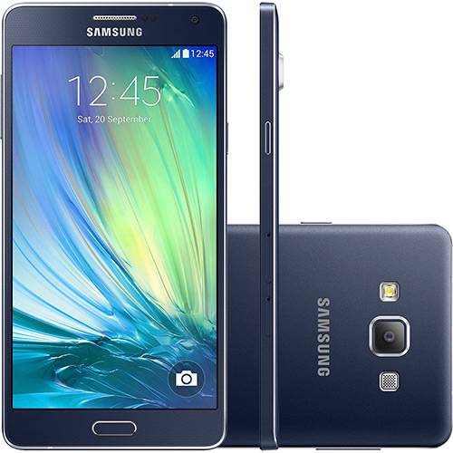 Tudo sobre 'Smartphone Samsung Galaxy A7 Dual Chip Desbloqueado Android 4.4 Tela 5.5" 16GB 4G Câmera 13MP - Preto'