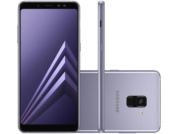 Tudo sobre 'Smartphone Samsung Galaxy A8+ 64GB Ametista 4G - 4GB RAM Tela 6” Câm. 16MP + Câm. Selfie Dupla'
