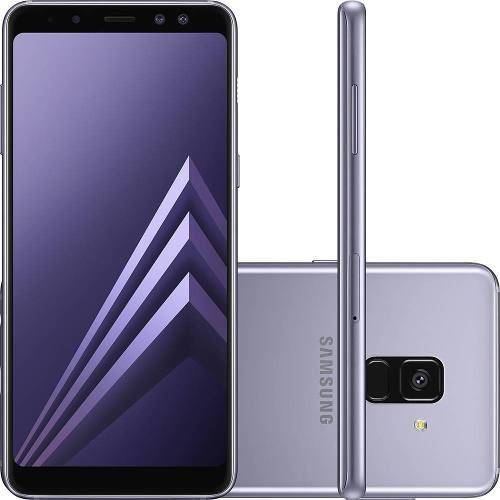 Smartphone Samsung Galaxy A8 64gb + Capa e Película Dual Chip Android 7.1 Tela 5.6" Octa-core 2.2ghz4g Câmera 16mp - Ametista