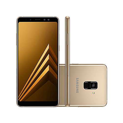 Smartphone Samsung Galaxy A8+ 64Gb - Dual Chip 4G Câm. 16Mp + Selfie 16Mp + 8Mp Tela 6¿ - Dourado