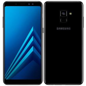 Smartphone Samsung Galaxy A8+, Dual Chip, Preto, Tela 6", 4G+WiFi+NFC, Android 7.1, Câmera Frontal Dupla 16MP + 8MP e 64GB