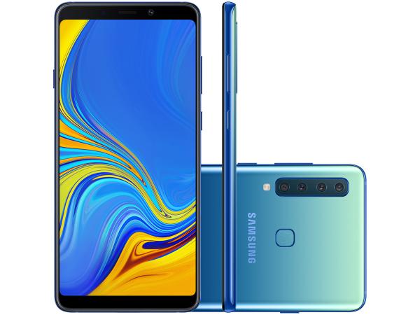 Smartphone Samsung Galaxy A9 128GB Azul 4G - 6GB de RAM Tela 6,3” Câm. Quadrupla + Selfie 24MP