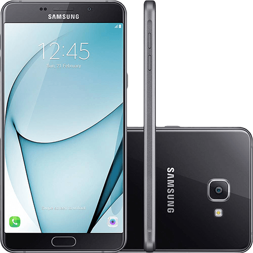 Tamanhos, Medidas e Dimensões do produto Smartphone Samsung Galaxy A9 Dual Chip Android 6.0 Tela 6" Octa-Core 1.8 Ghz 32GB 4G Câmera 16MP - Preto