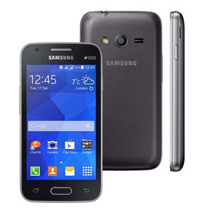 Smartphone Samsung Galaxy Ace 4 Duos G313M/DS Cinza com Tela de 4”, Dual Chip, Android 4.4, Câmera 5MP, 3G e Processador Dual Core de 1GHz