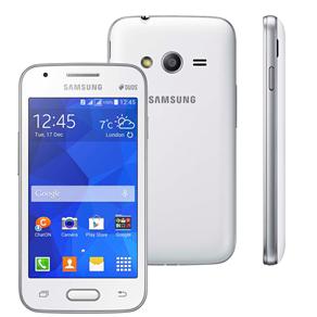Smartphone Samsung Galaxy Ace 4 Neo Duos SM-G316ML/DS Branco com Tela de 4”, Dual Chip, Android 4.4, Câmera 3MP, 3G e Processador Dual Core de 1.2GHz