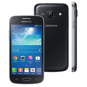 Smartphone Samsung Galaxy Core Plus Preto com Tela 4.3", Dual Chip, Câmera de 5MP, Android 4.4 e Processador Dual Core 1.2 Ghz - Tim