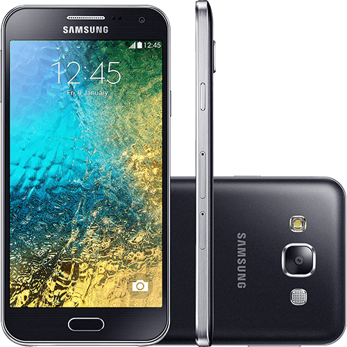 Tudo sobre 'Smartphone Samsung Galaxy E5 Duos Dual Chip Desbloqueado Android 4.4 Tela Amoled HD 5" 16GB 4G Wi-Fi Câmera 8MP - Preto'