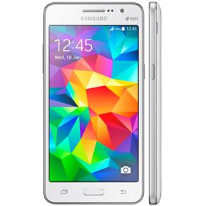 Smartphone Samsung Galaxy Gran Prime 4G Duos SM-G531M Branco com Tela de 5", Dual Chip, Câmera 8MP, Android 5.1 e Processador Quad Core de 1.2Ghz