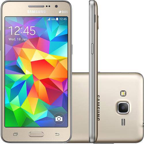 Smartphone Samsung Galaxy Gran Prime, Dual Sim, Tela 5.0", Android 5.1, Quad Core 1.2ghz, 3g, 1.5