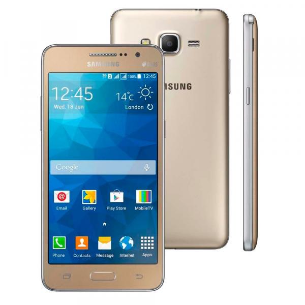 Smartphone Samsung Galaxy Gran Prime Duos, 5", 8MP, Android 4.4 - Dourado