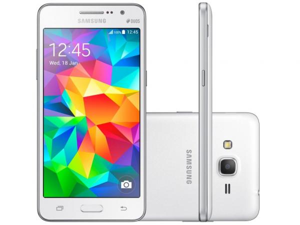 Smartphone Samsung Galaxy Gran Prime Duos - Dual Chip 3G Android 5.1 Câm. 8MP Tela 5 8GB