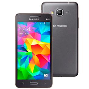 Smartphone Samsung Galaxy Gran Prime Duos Cinza com Dual Chip, Tela de 5", Câm. 8MP, Android 4.4 e Processador Quad Core de 1.2Ghz - Claro