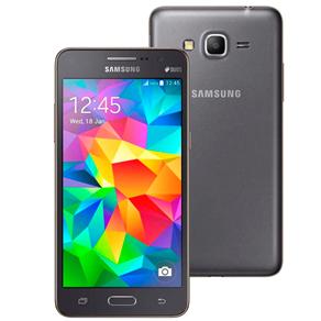 Smartphone Samsung Galaxy Gran Prime Duos Cinza com Dual Chip, Tela de 5", Câm. 8MP, Android 4.4 e Processador Quad Core de 1.2Ghz - Tim