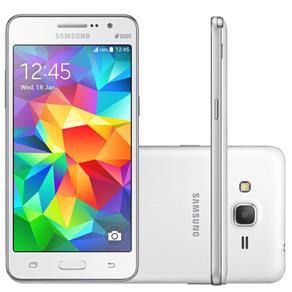 Smartphone Samsung Galaxy Gran Prime Duos, Dual Chip Tela 5 Quad-Core Câmera 8MP - G530H Branco