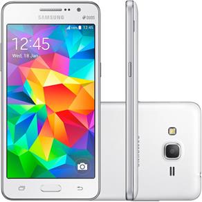 Smartphone Samsung Galaxy Gran Prime Duos G531", 3G Android 5.1 Quad Core 1.3 GHz 8GB Câmera 8MP Tela 5.0? Branco