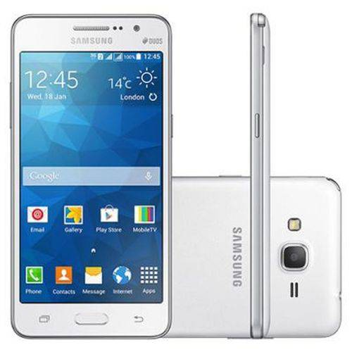 Smartphone Samsung Galaxy Gran Prime Duos G531bt 1.3ghz, 8gb, Tela de 5, 8mp,tv Digital - Branco