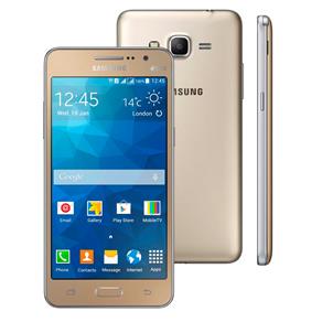 Smartphone Samsung Galaxy Gran Prime Duos SM-G531/DL Dourado com Tela de 5", Dual Chip, Câmera 8MP, Android 4.4 e Processador Quad Core de 1.2Ghz – Oi