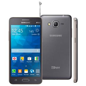Smartphone Samsung Galaxy Gran Prime Duos TV Cinza com TV Digital, Dual Chip, Tela de 5", Câm. 8MP, Android 4.4 e Processador Quad Core de 1.2Ghz