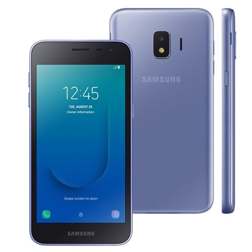 Smartphone Samsung Galaxy J2 Core, Tela 5', Câmera Traseira 8Mp com Flash Led, Android Go 8.1, Dual Chip, 4G, e Processador Quad Core - Prata