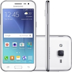 Smartphone Samsung Galaxy J2 Duos Dual Chip, Tela 4.7,Tv Digital,5mp,Android 5.1, 1.1 Ghz - Branco