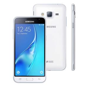 Smartphone Samsung Galaxy J3 Duos SM-J320M/DS Branco com Dual Chip, Tela 5.0", Câmera 8MP, Android 5.1 e Processador Quad Core de 1.5 Ghz